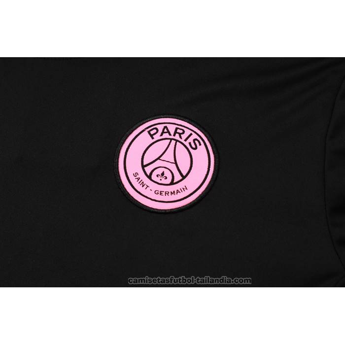 Chandal del Paris Saint-Germain Jordan Manga Corta 24/25 Negro - Pantalon Corto